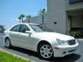 Alabaster White 2003 Mercedes-Benz C 240 Sedan Exterior