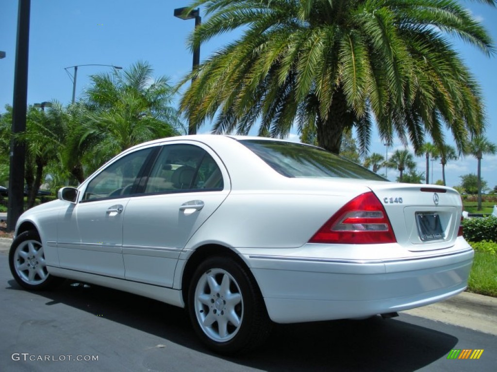 Alabaster White 2003 Mercedes-Benz C 240 Sedan Exterior Photo #50743773
