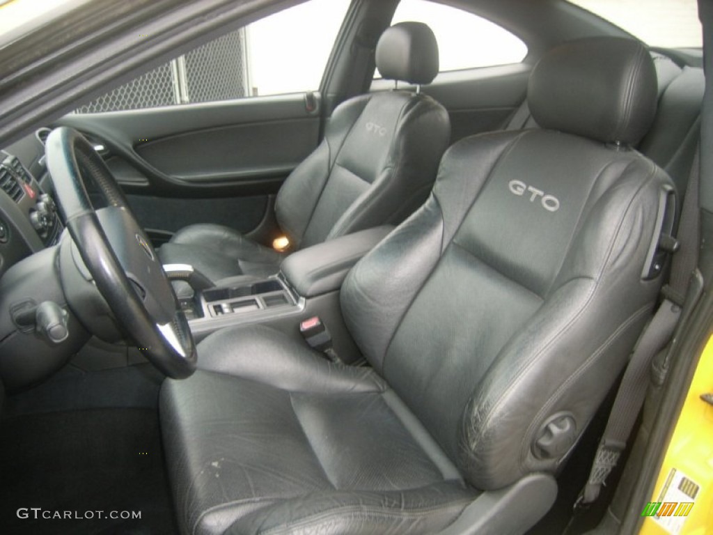 Black Interior 2004 Pontiac GTO Coupe Photo #50744688