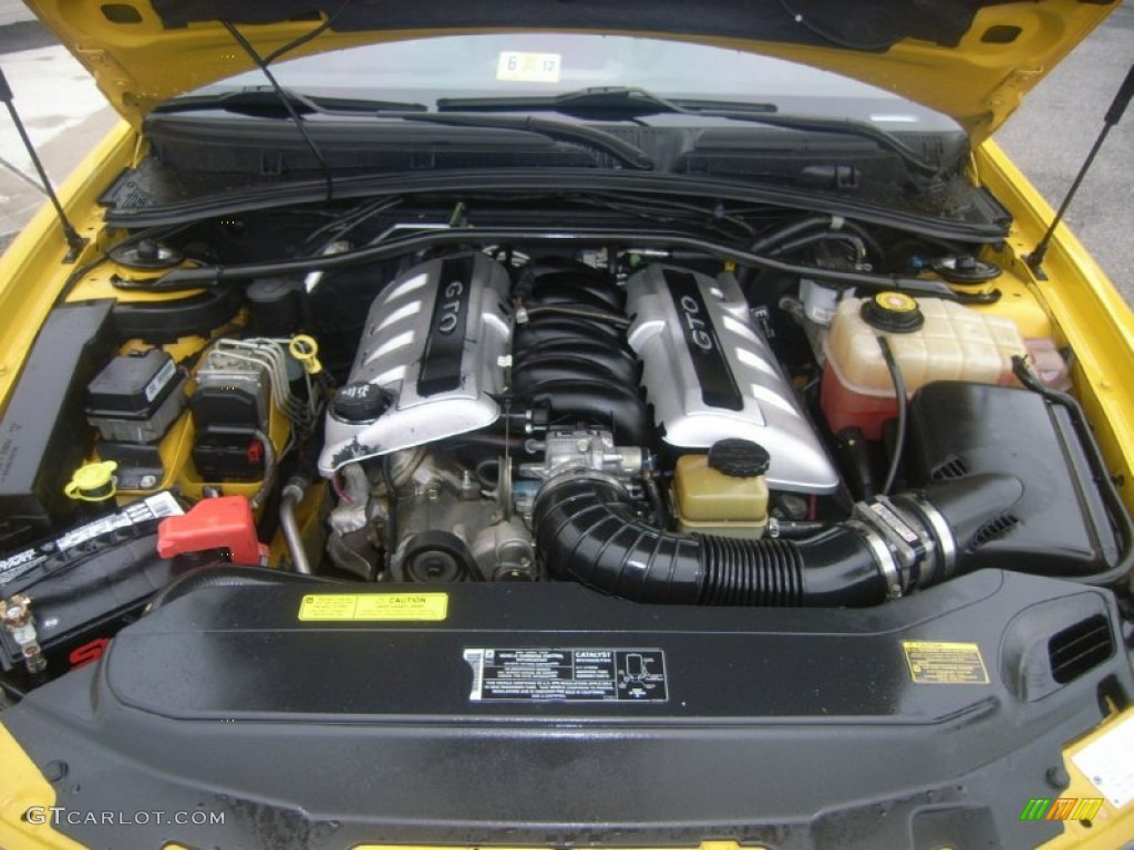 2004 Pontiac GTO Coupe 5.7 Liter OHV 16-Valve V8 Engine Photo #50744775