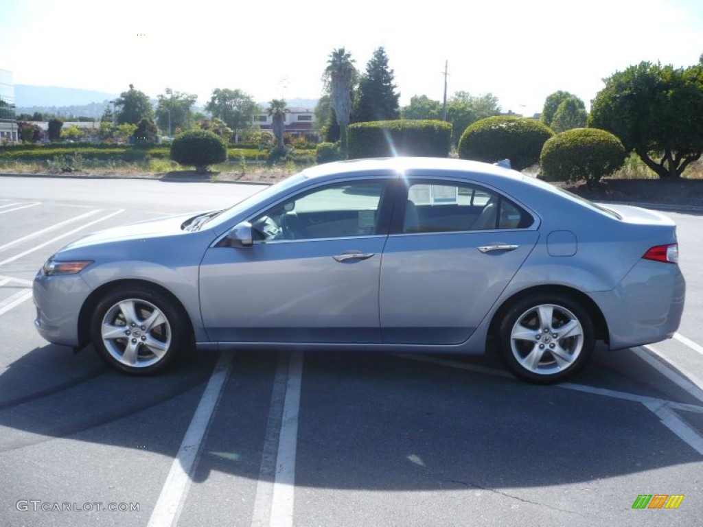 2009 TSX Sedan - Glacier Blue Metallic / Parchment photo #4