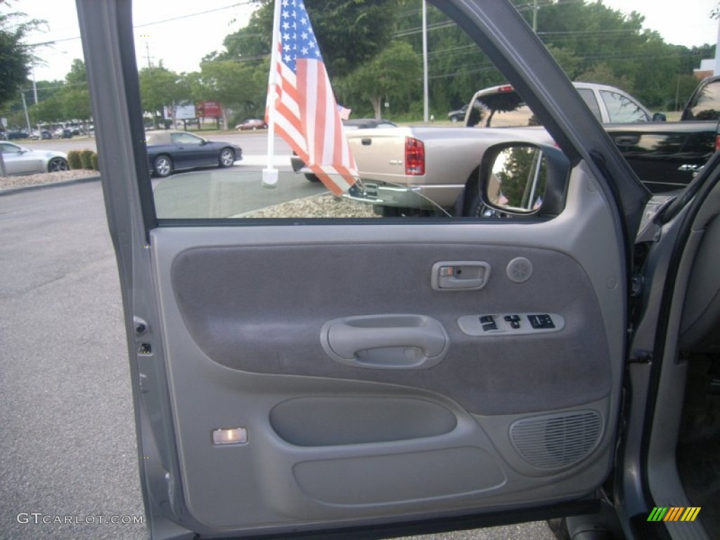 2002 Tundra SR5 TRD Access Cab 4x4 - Thunder Gray Metallic / Oak photo #17