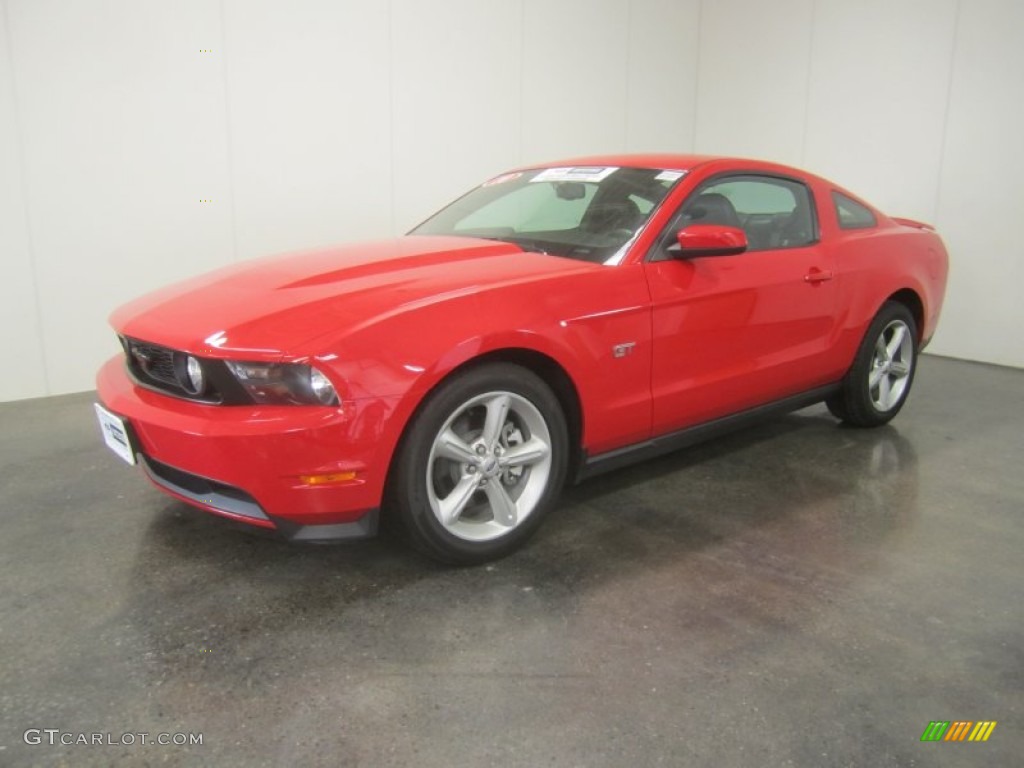 2010 Mustang GT Premium Coupe - Torch Red / Charcoal Black/Cashmere photo #1