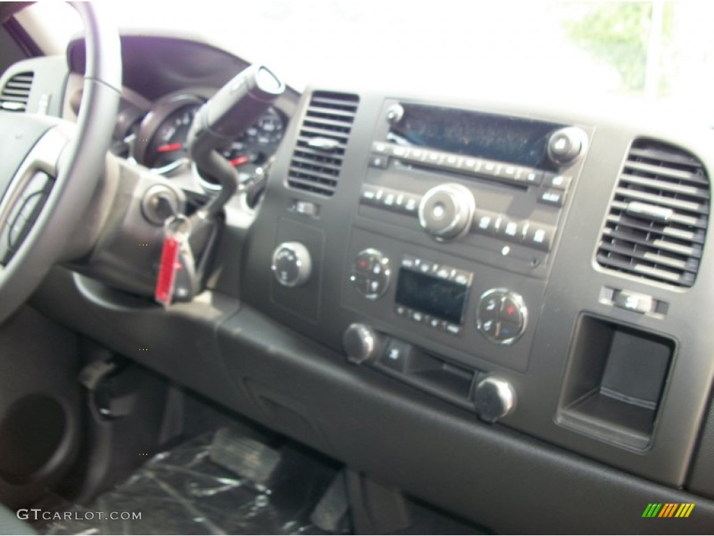 2011 Silverado 1500 LT Extended Cab 4x4 - Taupe Gray Metallic / Ebony photo #17