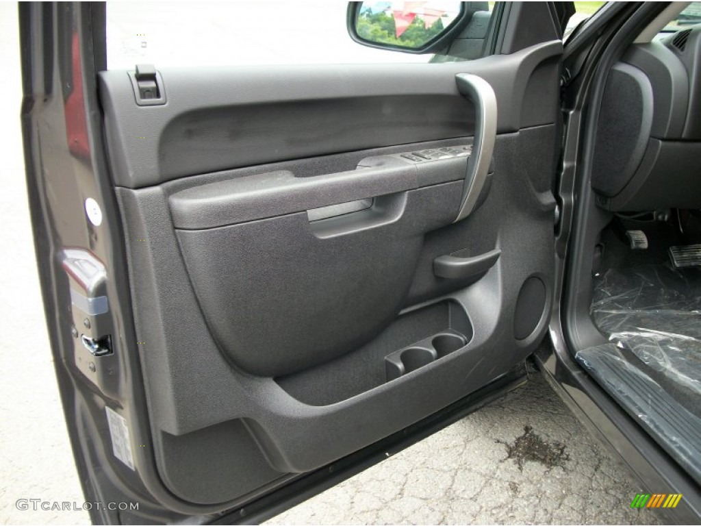 2011 Silverado 1500 LT Extended Cab 4x4 - Taupe Gray Metallic / Ebony photo #41