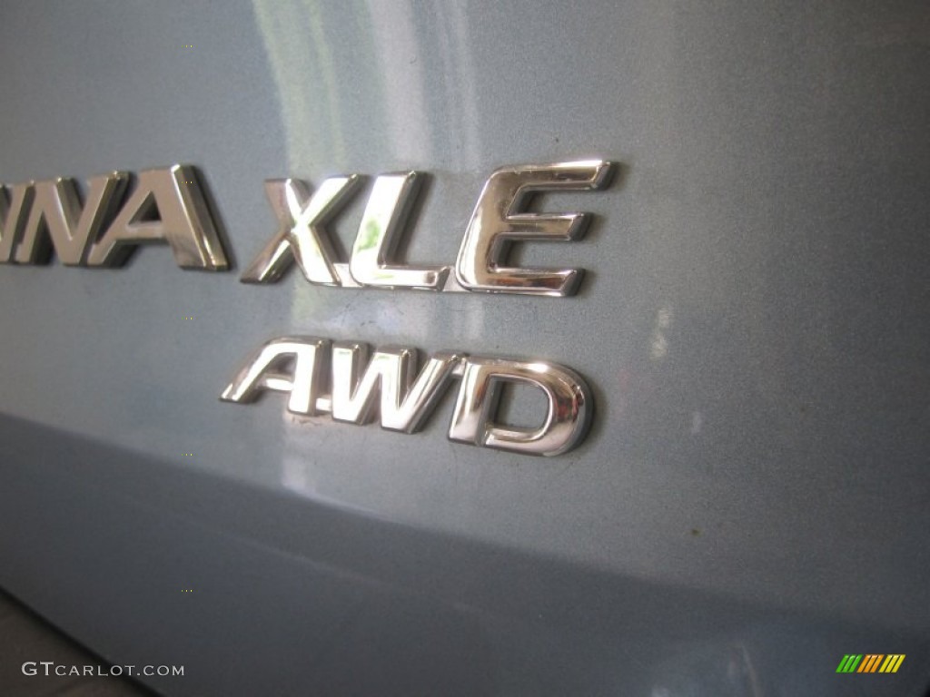 2008 Sienna XLE AWD - Blue Mirage Metallic / Stone photo #14