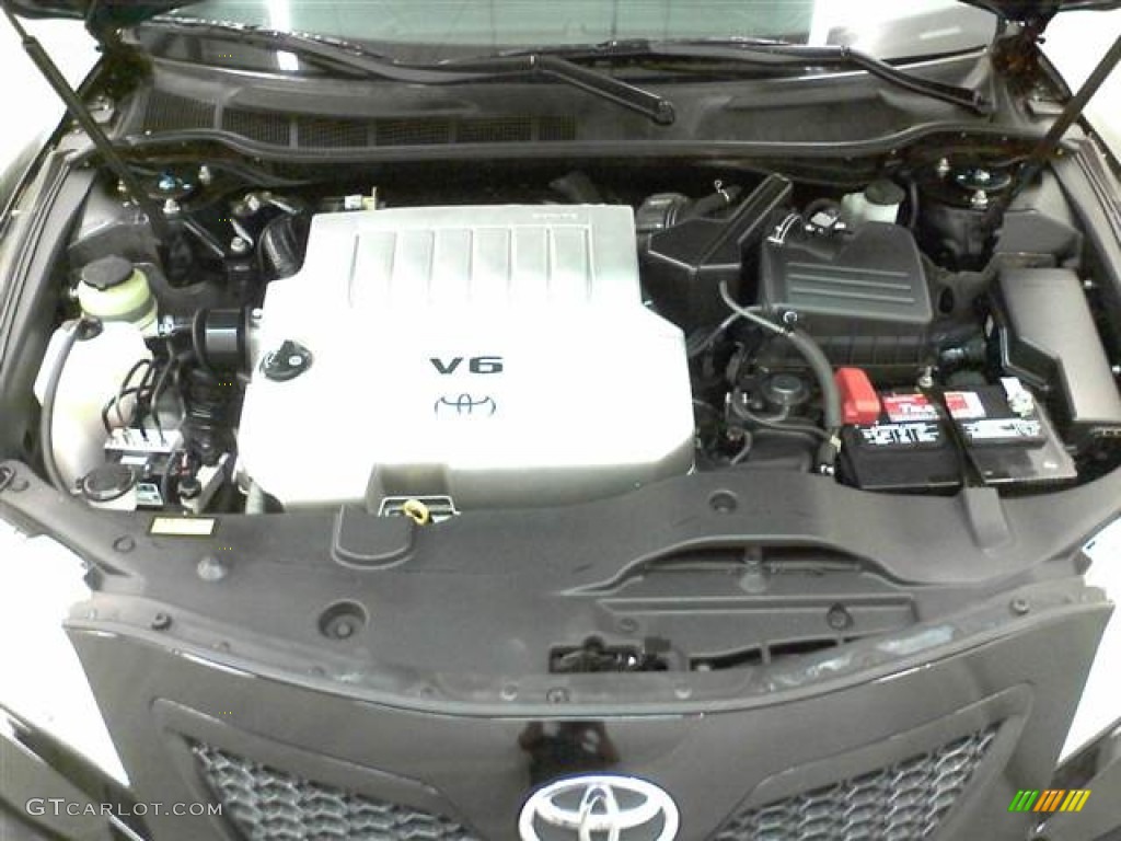 2007 Camry SE V6 - Black / Dark Charcoal photo #18