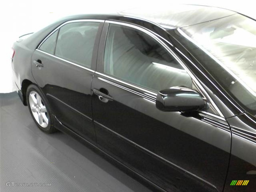 2007 Camry SE V6 - Black / Dark Charcoal photo #20