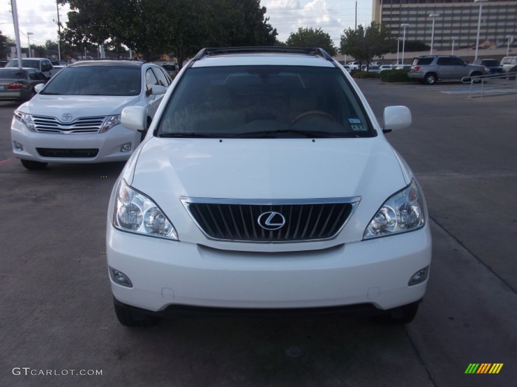 2008 RX 350 - Crystal White / Light Gray photo #2