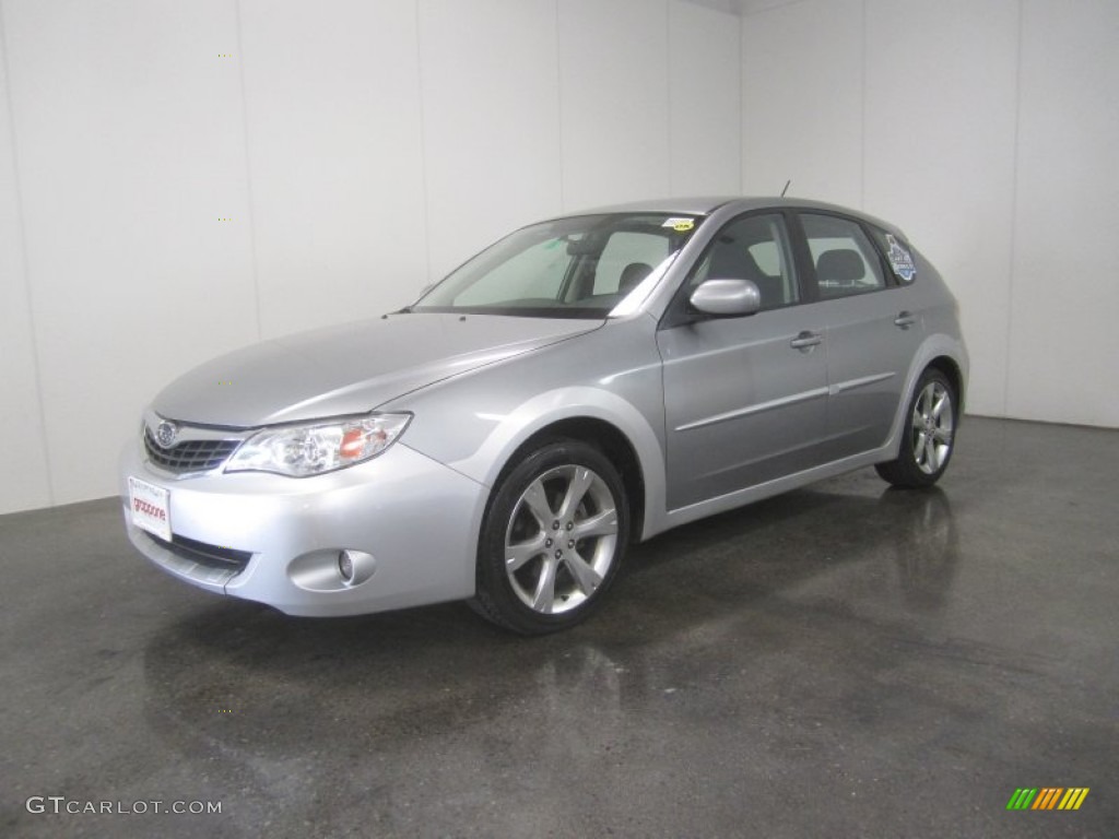 2008 Impreza Outback Sport Wagon - Steel Silver Metallic / Carbon Black photo #1