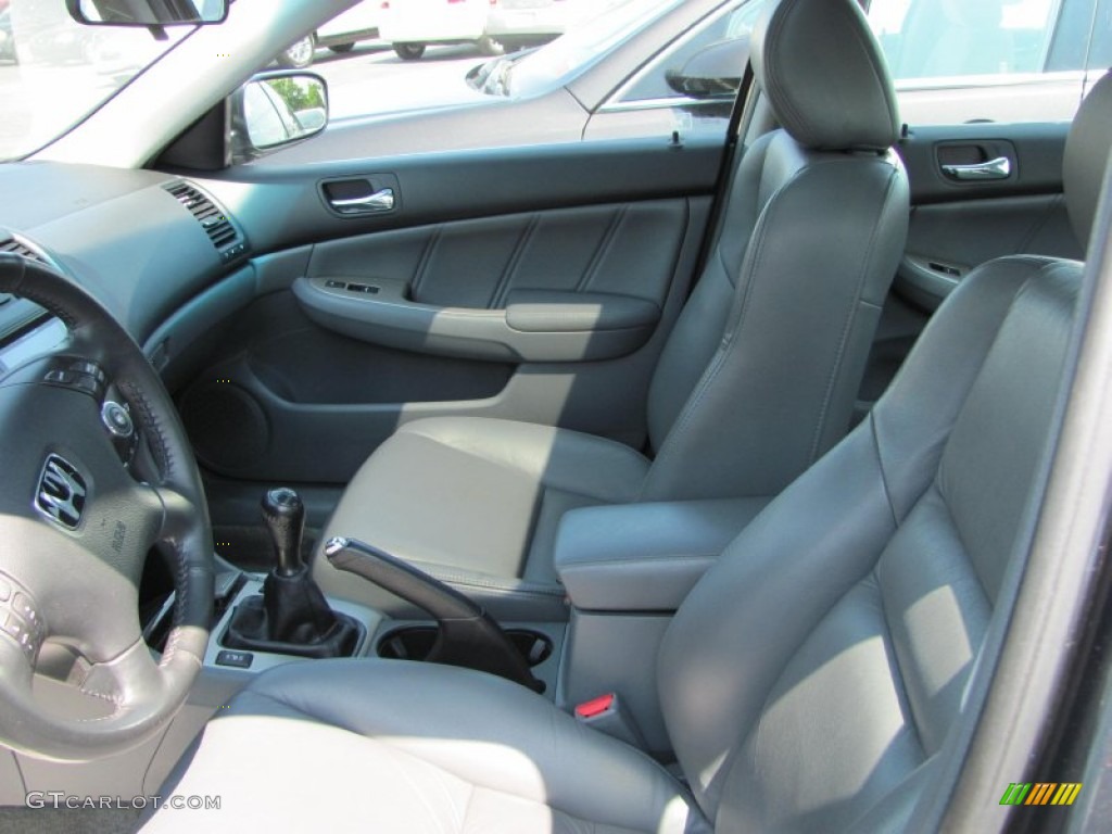 Gray Interior 2005 Honda Accord EX-L Sedan Photo #50749857