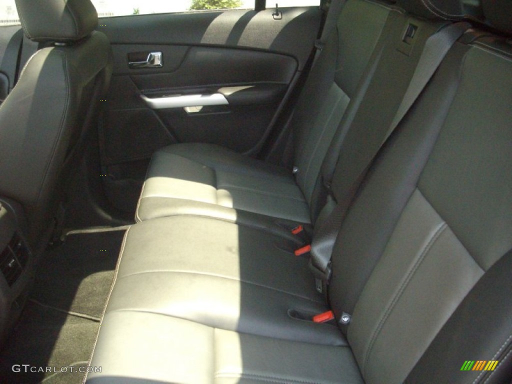 Charcoal Black/Silver Smoke Metallic Interior 2011 Ford Edge Sport AWD Photo #50750223