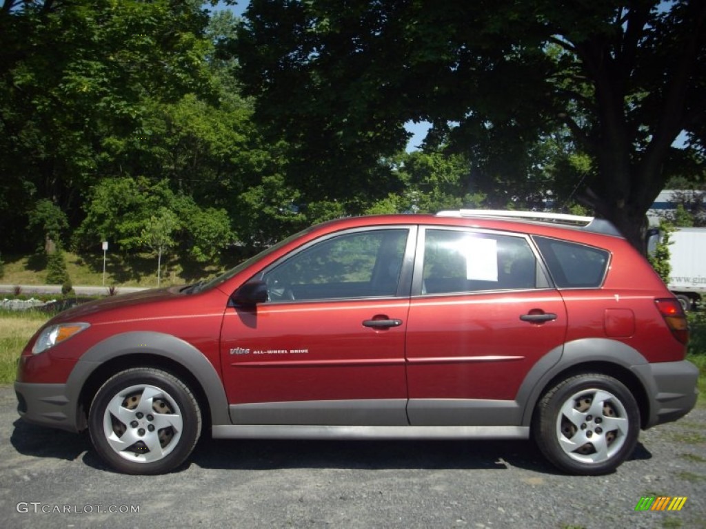 Salsa Dark Red 2006 Pontiac Vibe AWD Exterior Photo #50750520