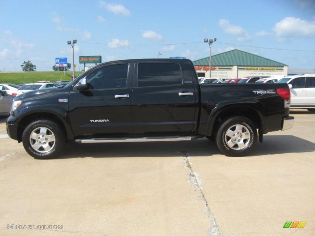 Black 2008 Toyota Tundra Limited CrewMax 4x4 Exterior Photo #50750820