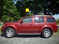 2007 Red Brawn Nissan Pathfinder SE 4x4  photo #3