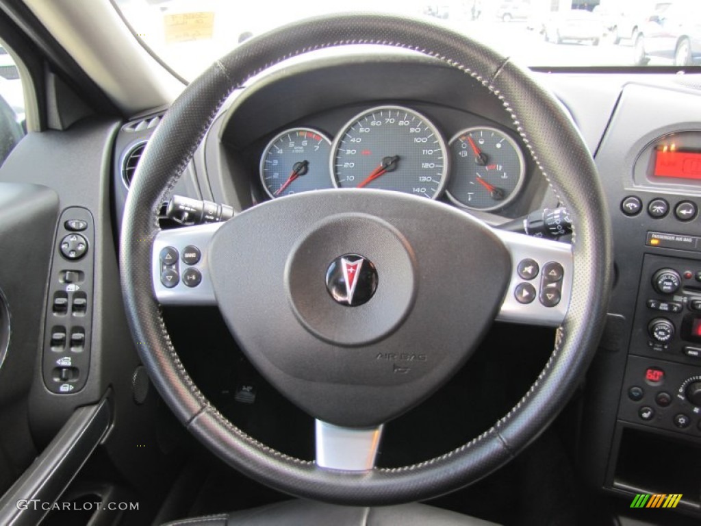 2008 Pontiac Grand Prix Sedan Ebony Steering Wheel Photo #50751336