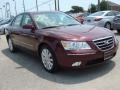 2009 Dark Cherry Red Hyundai Sonata Limited V6  photo #7