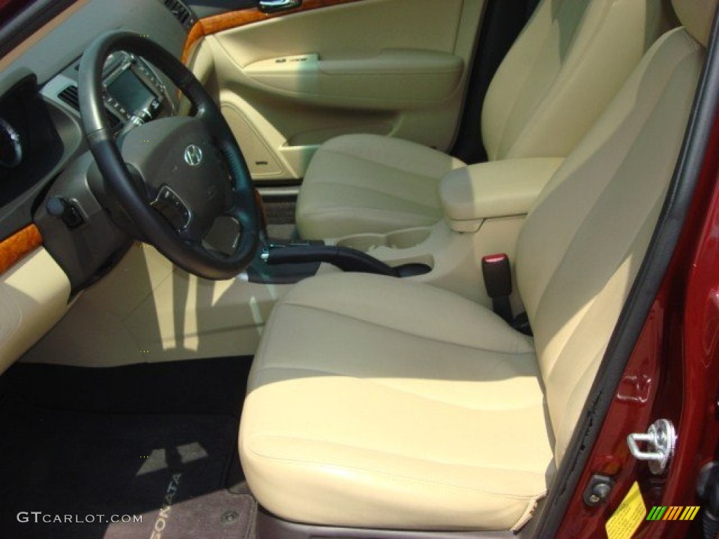 Camel Interior 2009 Hyundai Sonata Limited V6 Photo #50751690