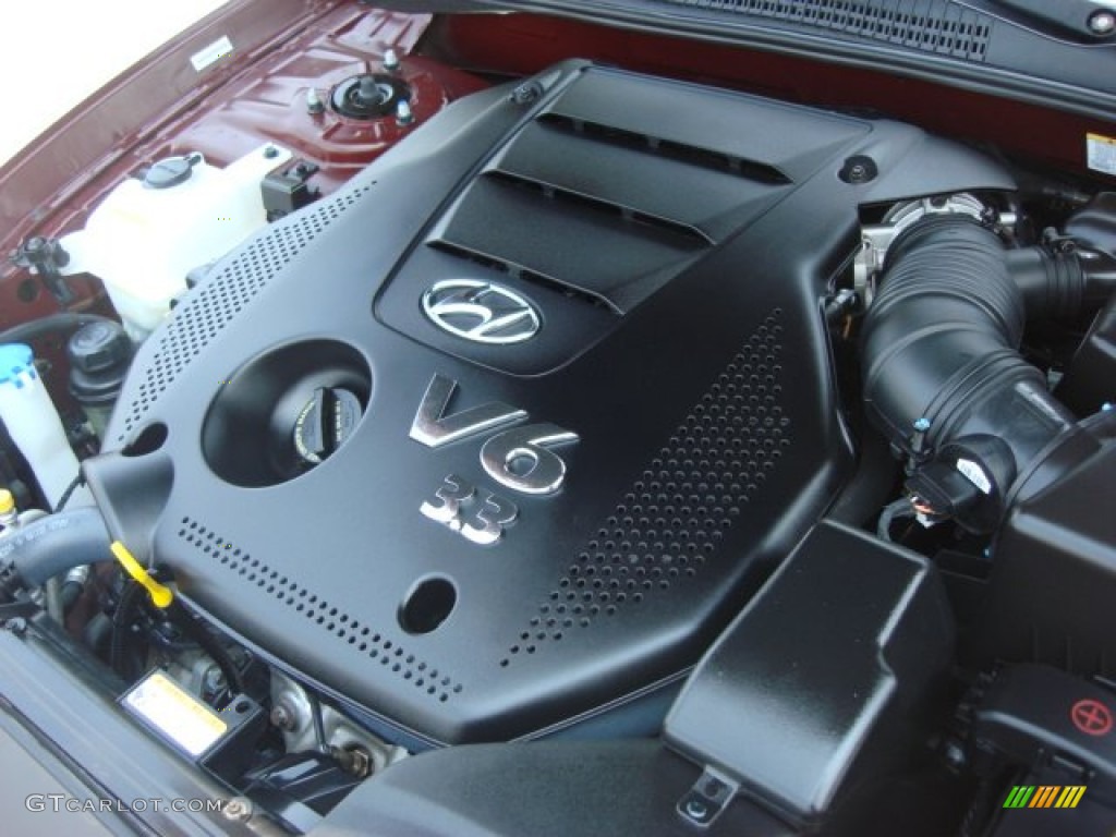 2009 Hyundai Sonata Limited V6 3.3 Liter DOHC 24 Valve VVT V6 Engine Photo #50751909