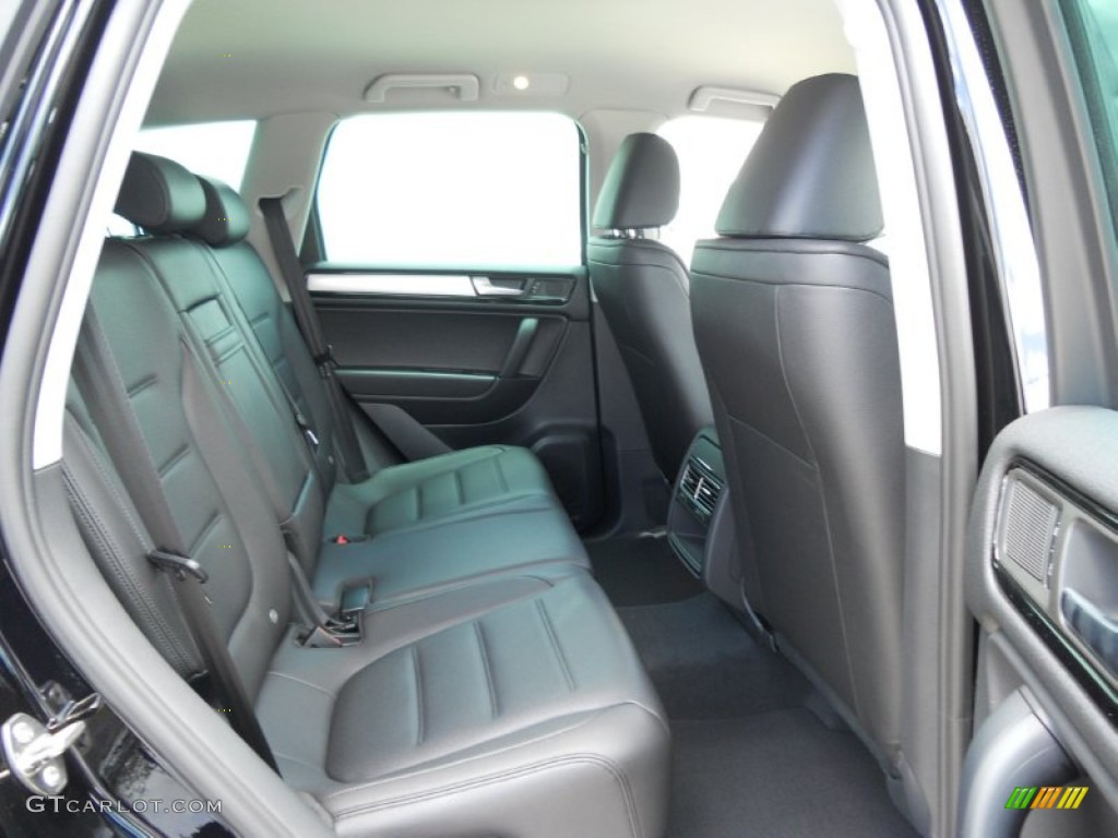 Black Anthracite Interior 2011 Volkswagen Touareg VR6 FSI Sport 4XMotion Photo #50751993