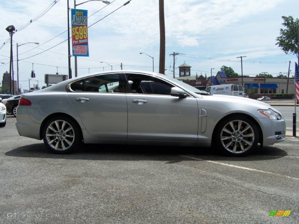 Liquid Silver Metallic 2011 Jaguar XF Premium Sport Sedan Exterior Photo #50753016