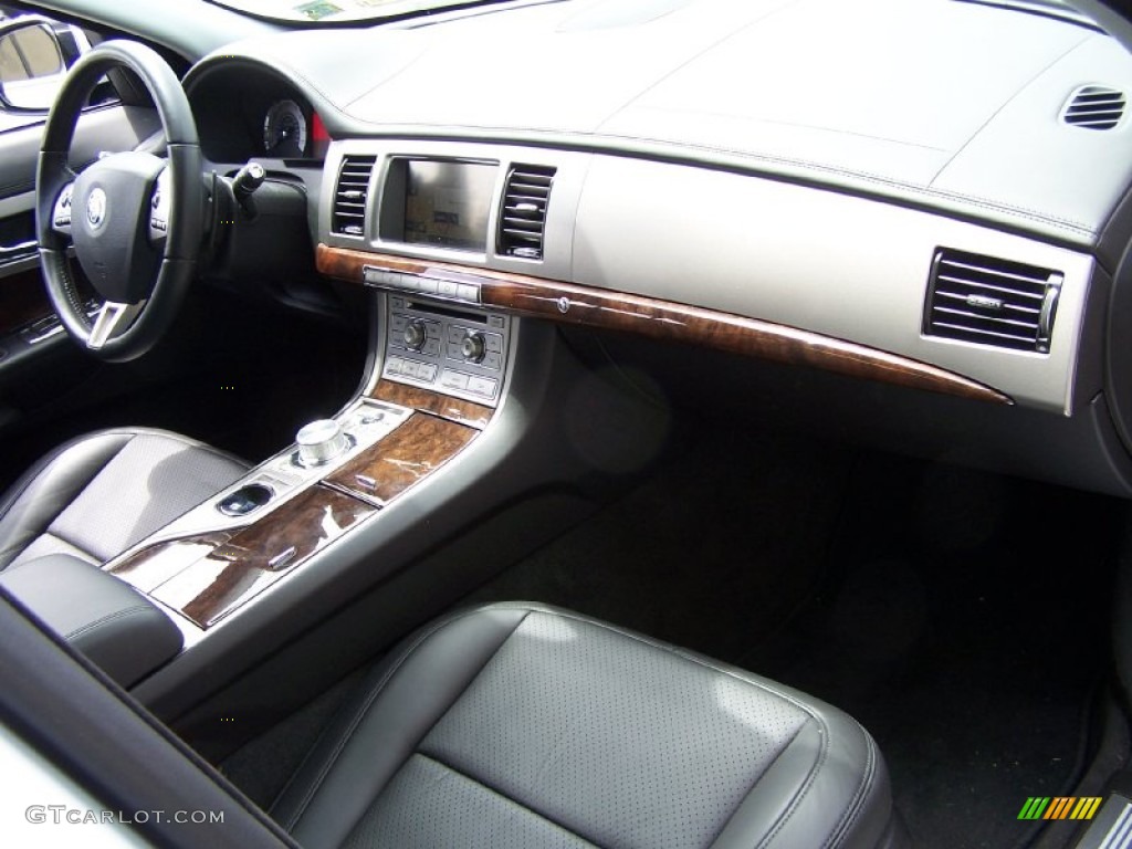 2011 Jaguar XF Premium Sport Sedan Warm Charcoal Dashboard Photo #50753076