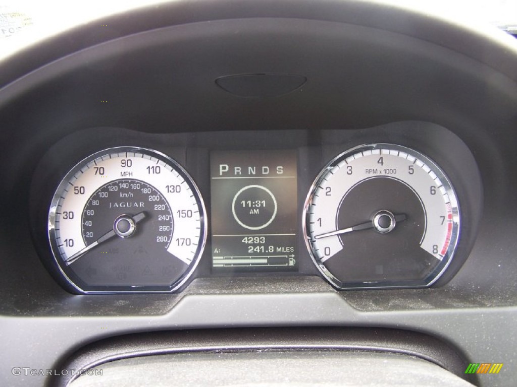 2011 Jaguar XF Premium Sport Sedan Gauges Photo #50753358