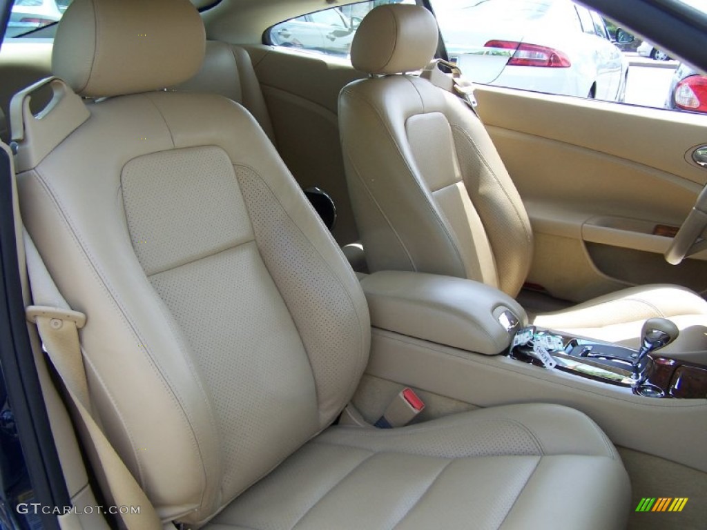 Caramel Interior 2009 Jaguar XK XK8 Coupe Photo #50753541