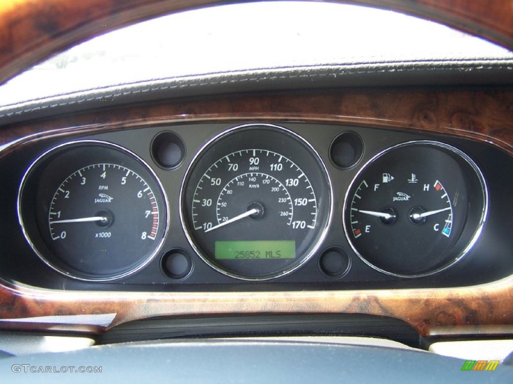 2008 Jaguar XJ Vanden Plas Gauges Photo #50754198