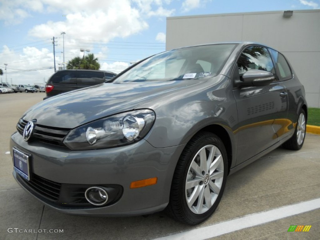 United Gray Metallic 2011 Volkswagen Golf 2 Door TDI Exterior Photo #50754282