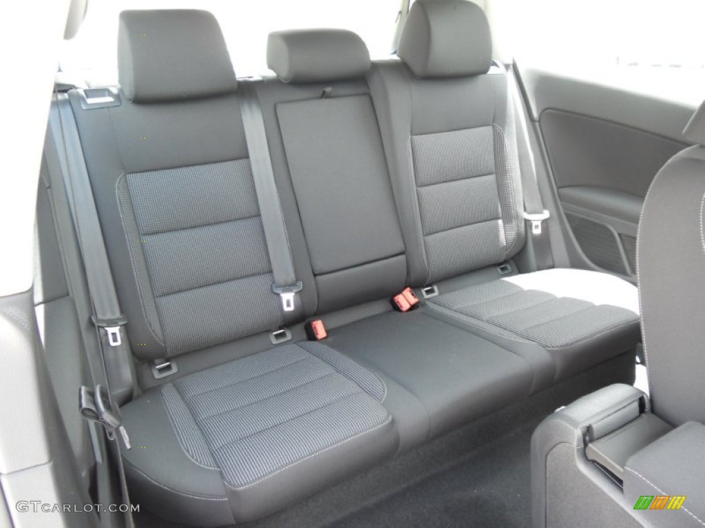 Titan Black Interior 2011 Volkswagen Golf 2 Door TDI Photo #50754446