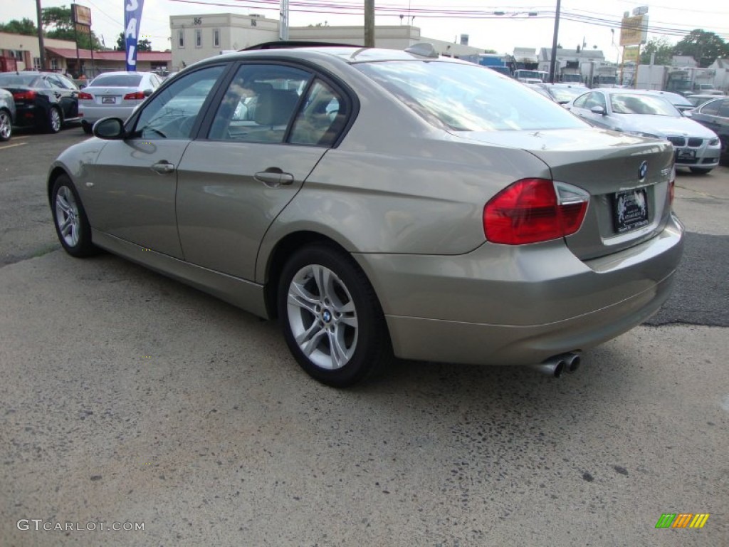 2008 3 Series 328i Sedan - Platinum Bronze Metallic / Beige photo #2