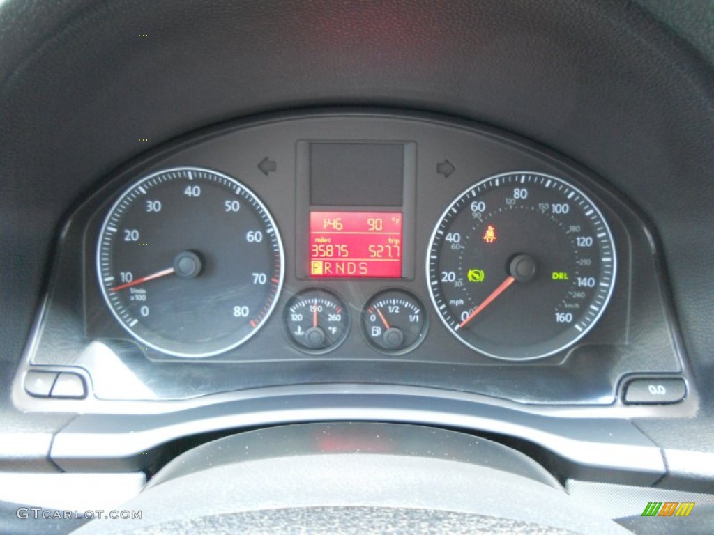 2009 Volkswagen Jetta Wolfsburg Edition Sedan Gauges Photo #50755350