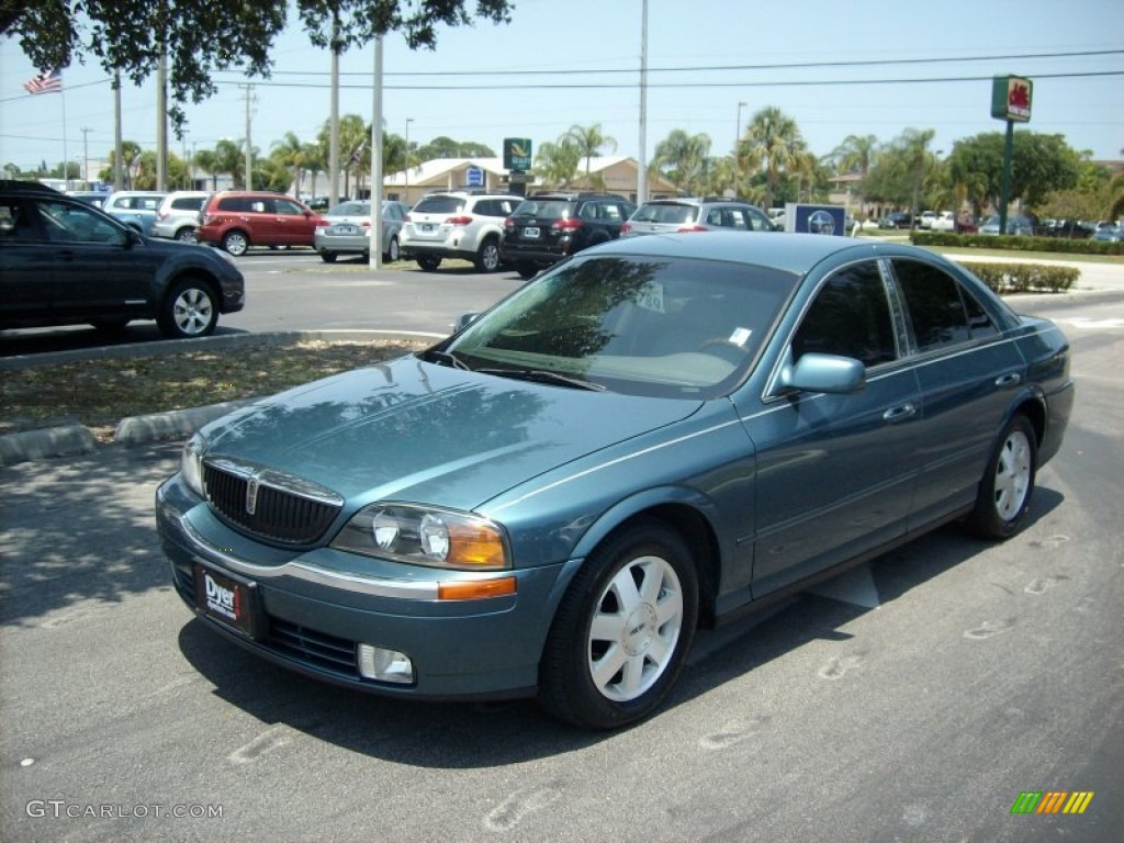 Aqua Blue Metallic 2002 Lincoln LS V8 Exterior Photo #50756193