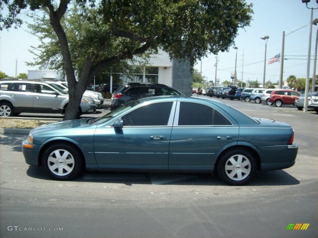 Aqua Blue Metallic 2002 Lincoln LS V8 Exterior Photo #50756227