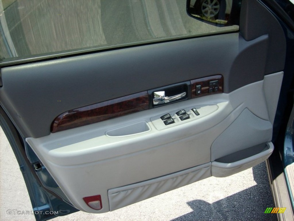 2002 Lincoln LS V8 Light Graphite Door Panel Photo #50756361