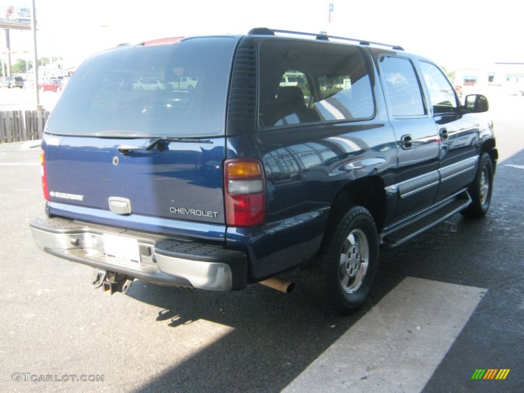 2003 Suburban 1500 LT 4x4 - Indigo Blue Metallic / Tan/Neutral photo #5