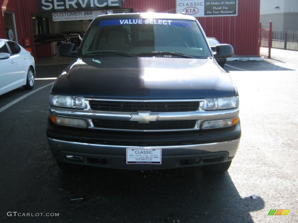 2003 Suburban 1500 LT 4x4 - Indigo Blue Metallic / Tan/Neutral photo #7