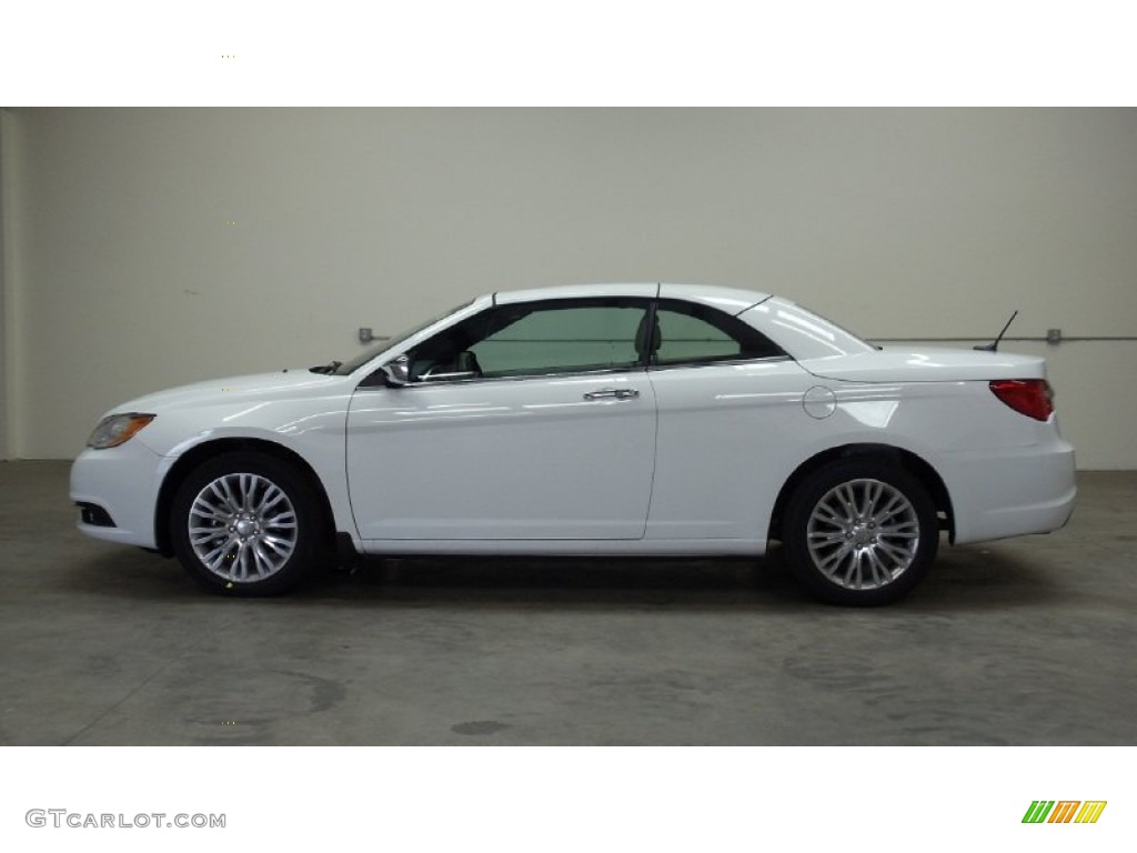 Bright White 2011 Chrysler 200 Limited Convertible Exterior Photo #50756730