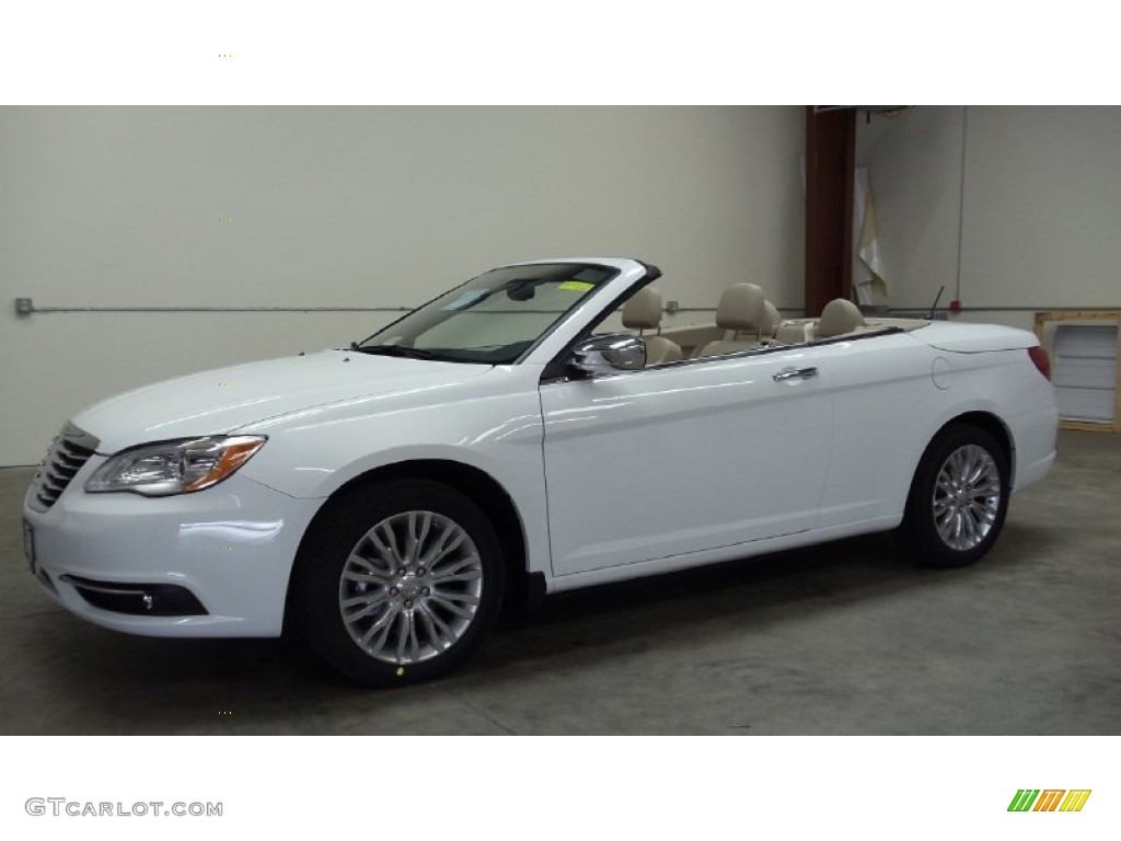 Bright White 2011 Chrysler 200 Limited Convertible Exterior Photo #50756796