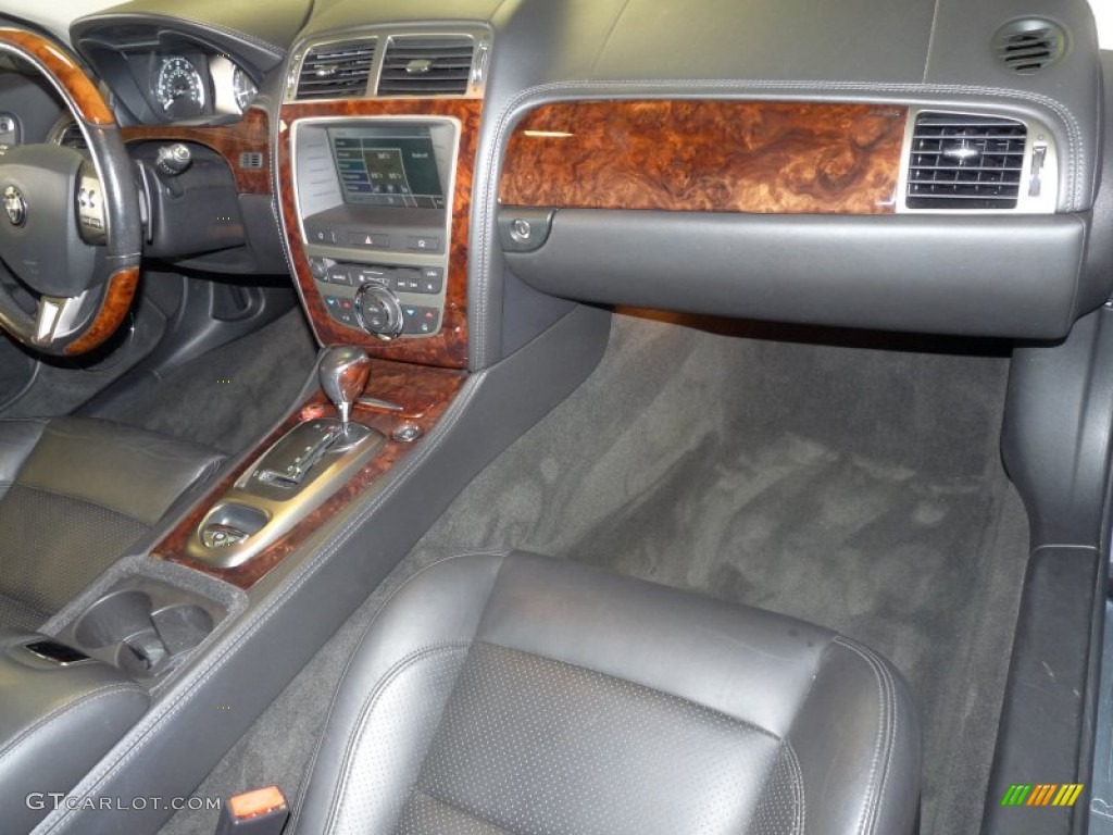 2007 Jaguar XK XK8 Coupe Charcoal Dashboard Photo #50756839