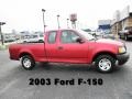 2003 Toreador Red Metallic Ford F150 XLT SuperCab  photo #1