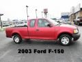 Toreador Red Metallic 2003 Ford F150 XLT SuperCab