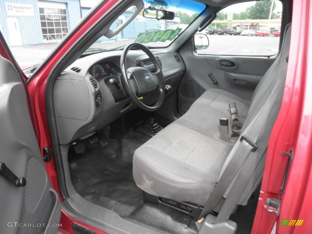 Medium Graphite Grey Interior 2003 Ford F150 XLT SuperCab Photo #50758647
