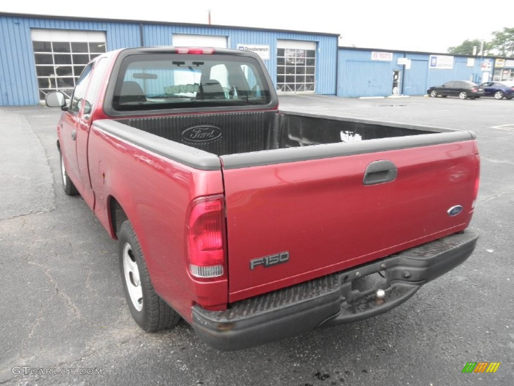 2003 F150 XLT SuperCab - Toreador Red Metallic / Medium Graphite Grey photo #13