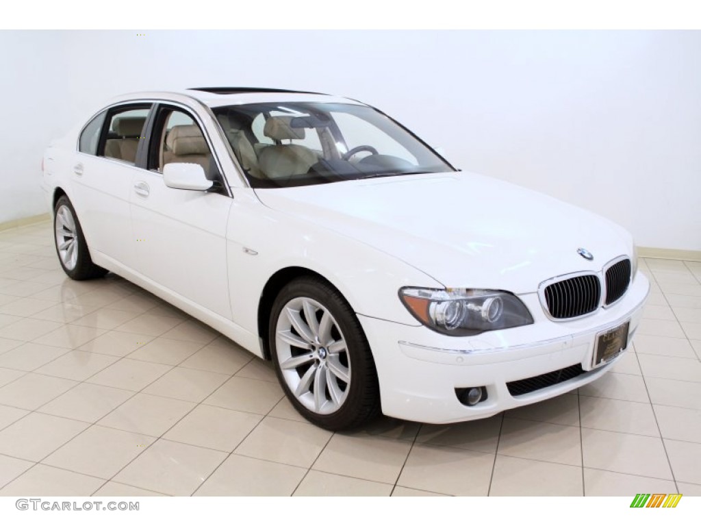 Alpine White 2008 BMW 7 Series 750Li Sedan Exterior Photo #50758779