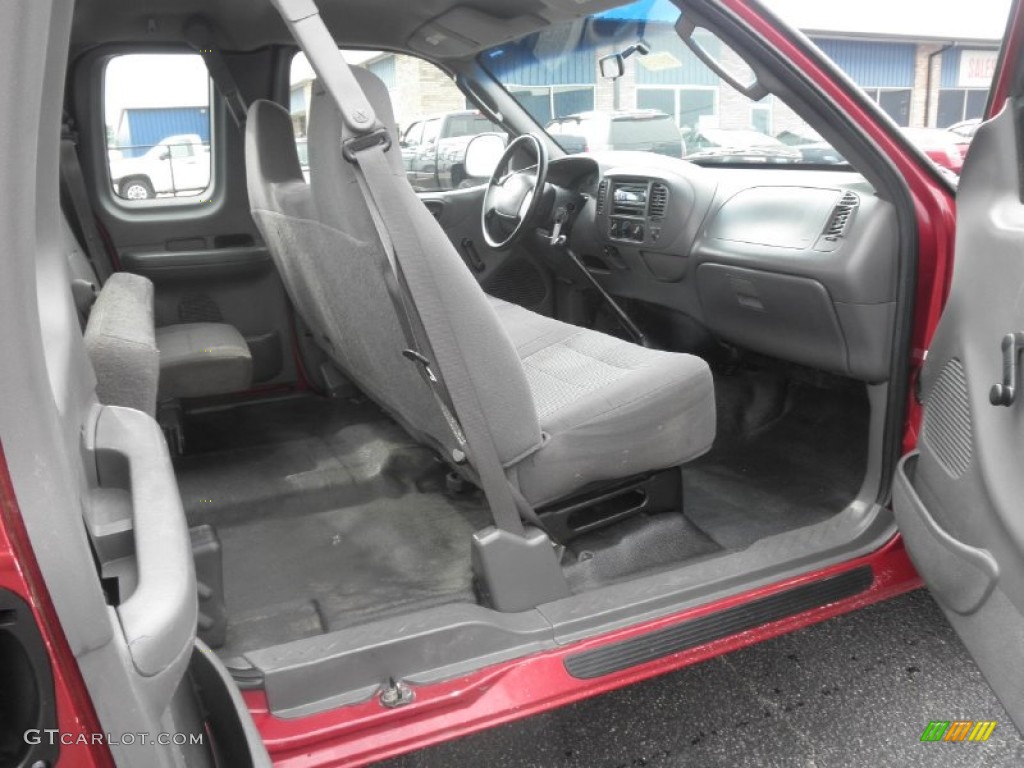 Medium Graphite Grey Interior 2003 Ford F150 XLT SuperCab Photo #50758782