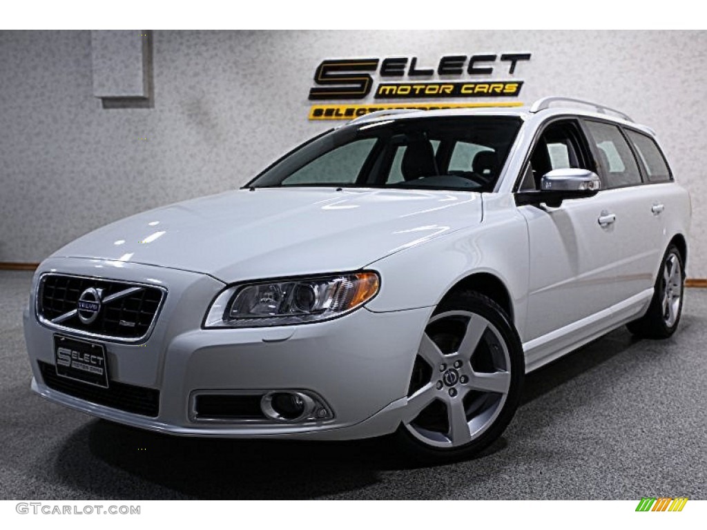 2010 V70 3.2 R-Design - Ice White / R Design Off Black/Ceramic Light Split photo #1