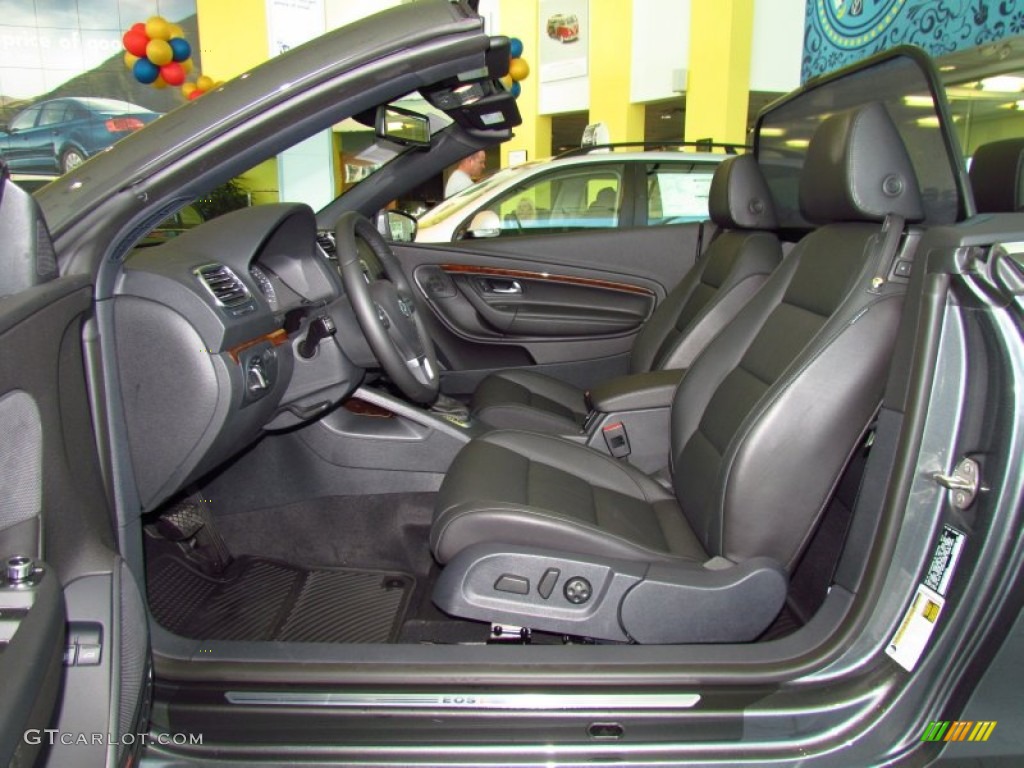 Titan Black Interior 2012 Volkswagen Eos Executive Photo #50759166