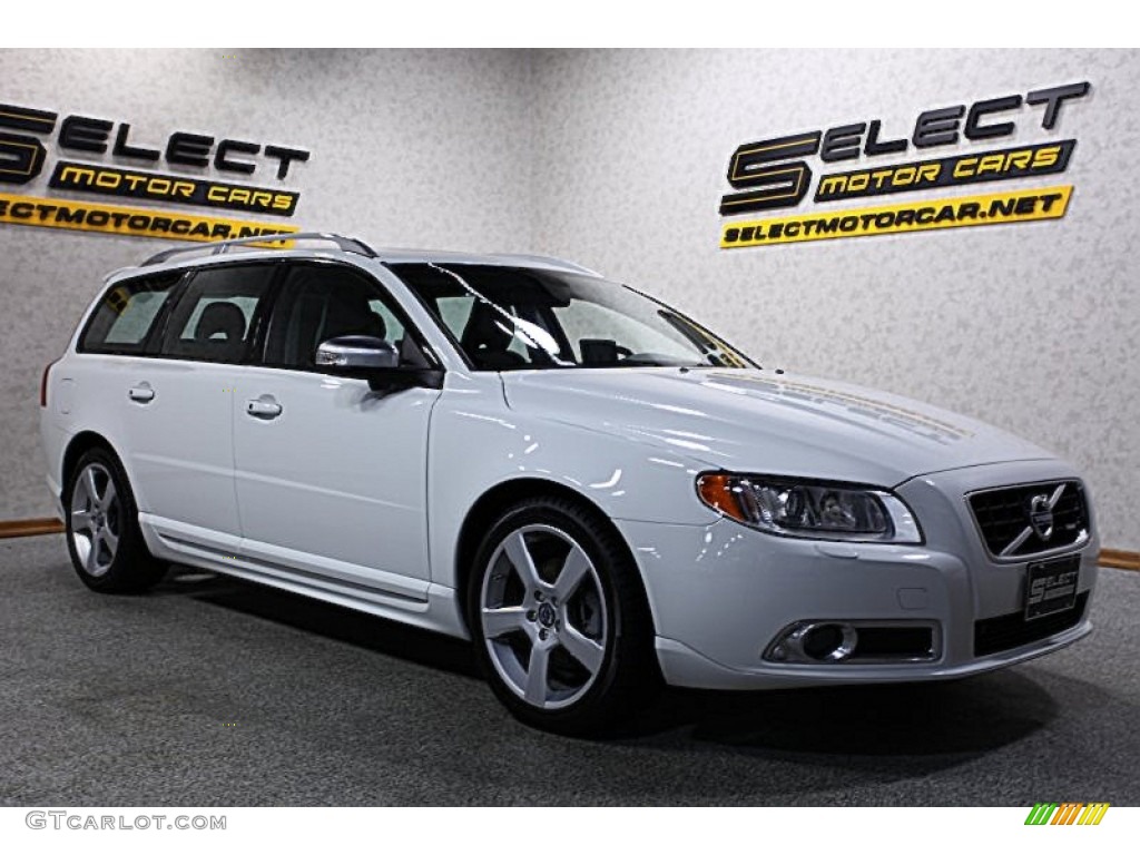 2010 V70 3.2 R-Design - Ice White / R Design Off Black/Ceramic Light Split photo #3